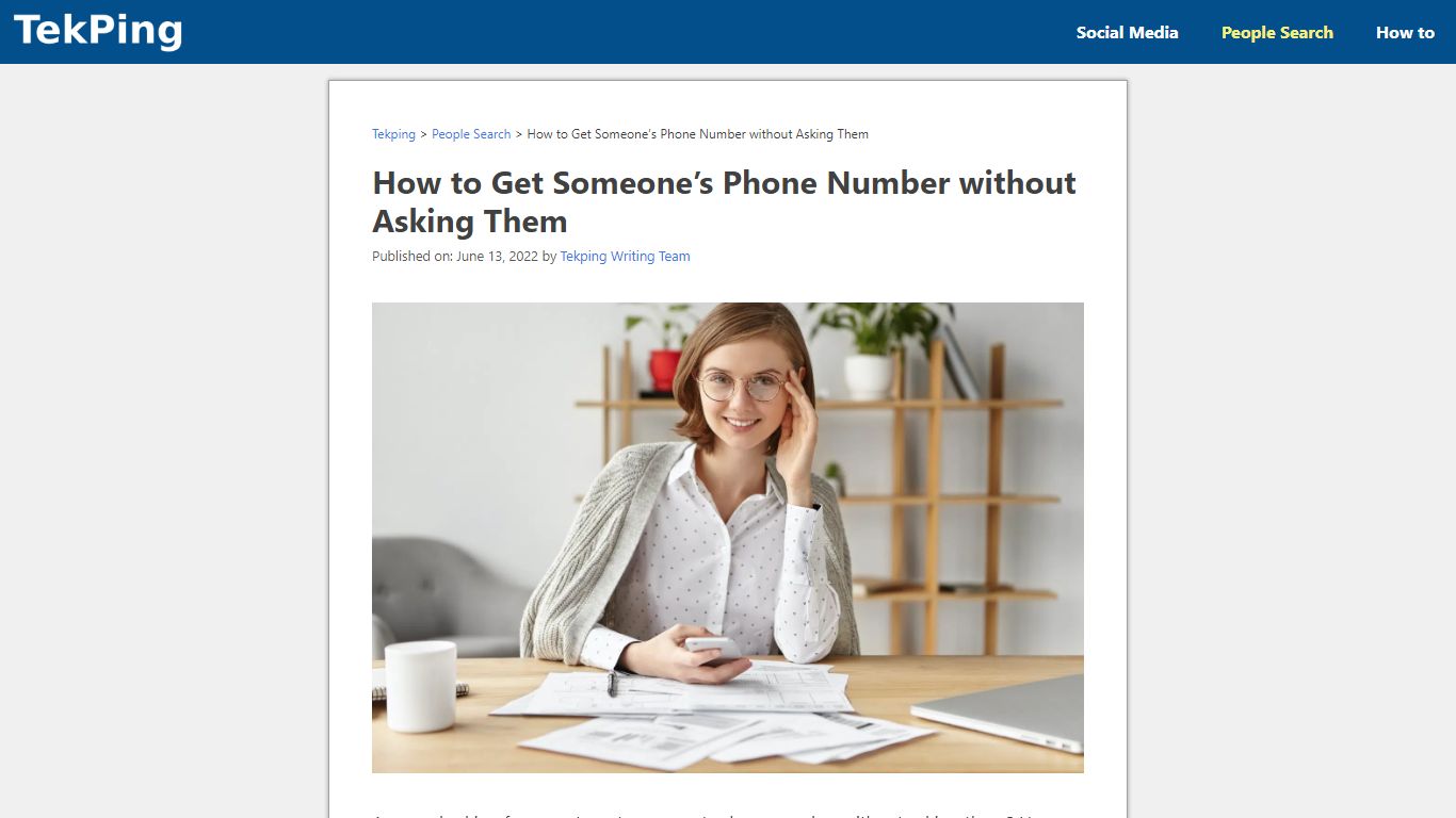 How to Get Someone’s Phone Number without Asking Them - TekPing